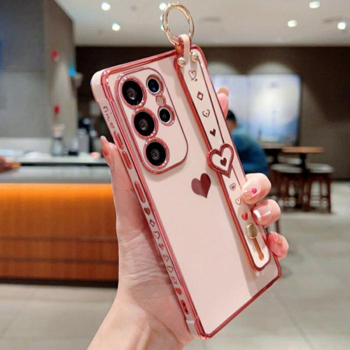 OEM - Samsung Galaxy S26 Ultra Mobilskal TPU Kickstand - Rosa