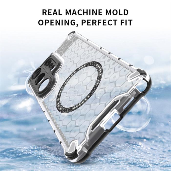 OEM - Samsung Galaxy S26 Ultra Skal TPU + PC Honeycomb Design - Transparent