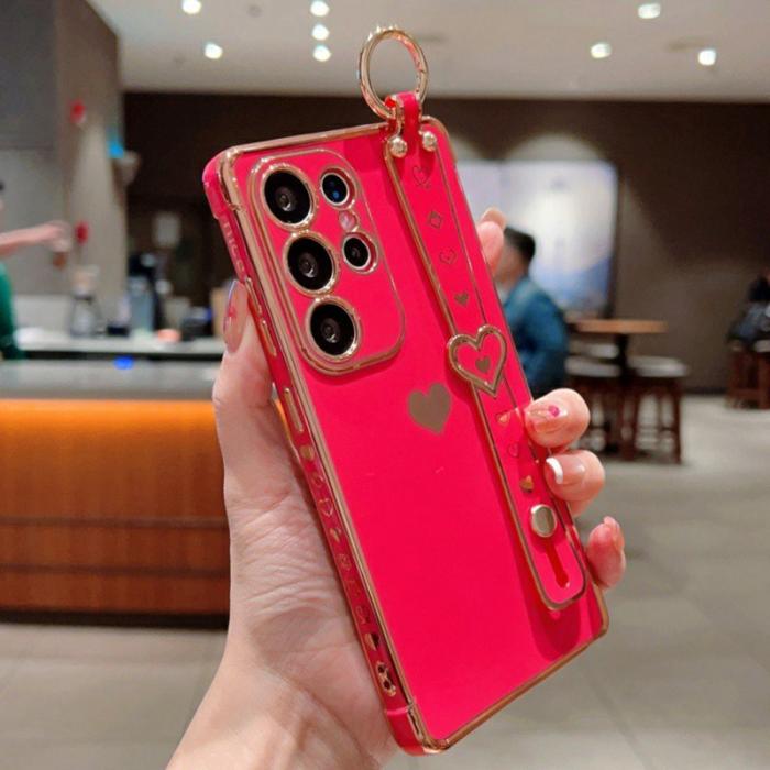 OEM - Samsung Galaxy S26 Ultra Mobilskal TPU + PC Kickstand - Rosa