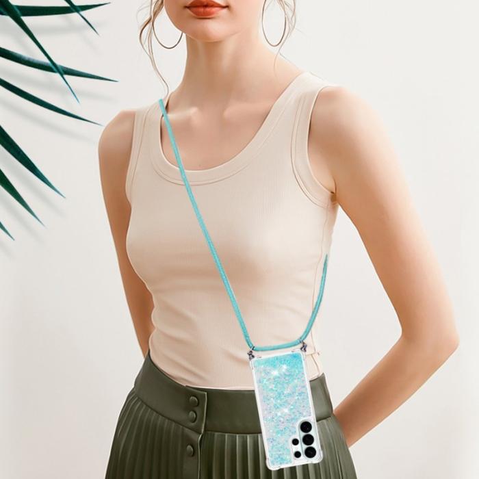 OEM - SAMSUNG Galaxy S26 Ultra Mobilskal TPU Quicksand - Blå / Pentagram