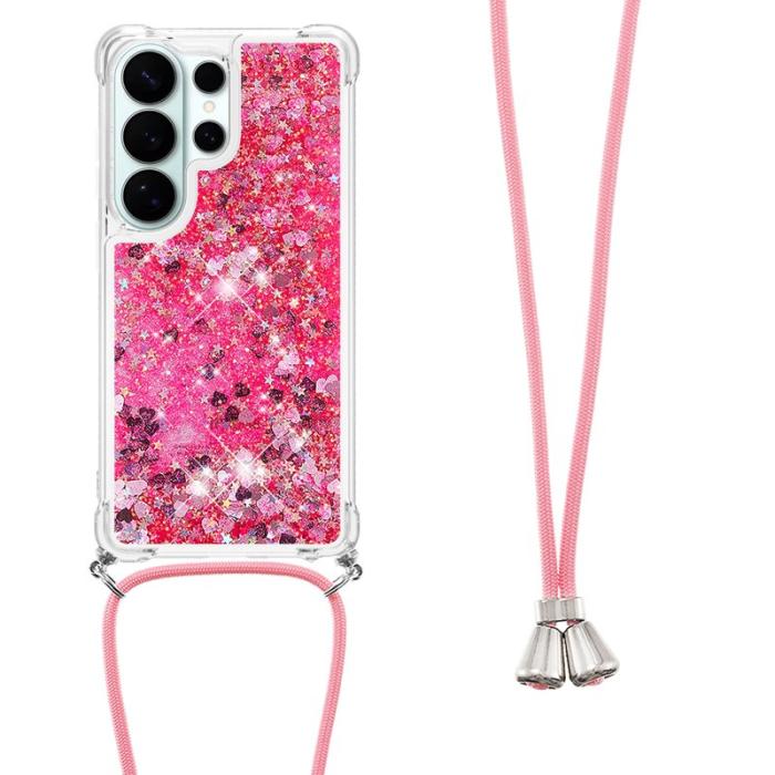 OEM - Samsung Galaxy S26 Ultra Mobilskal TPU Quicksand - Rosa / Hjärtar