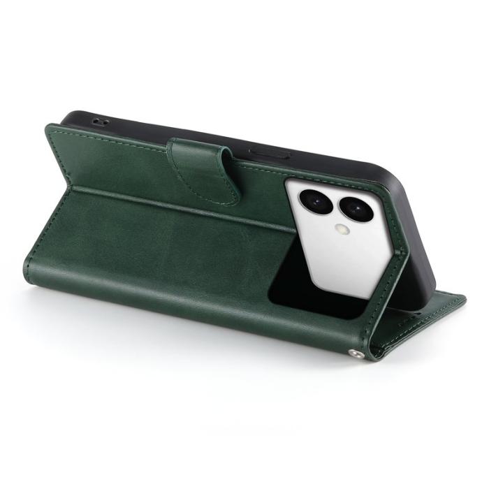 OEM - Samsung Galaxy S26 Edge Plånboksfodral Konstläder Flip - Grön