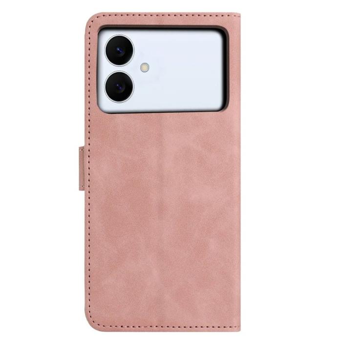 OEM - Samsung Galaxy S26 Edge Plånboksfodral Konstläder Ställ - Roséguld