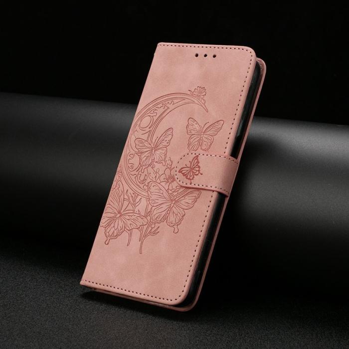 OEM - Samsung Galaxy S26 Edge Plånboksfodral Konstläder Ställ - Roséguld