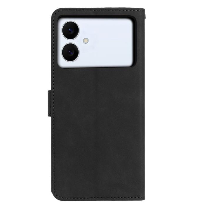 OEM - Samsung Galaxy S26 Edge Mobilskal KonstLäder - Svart