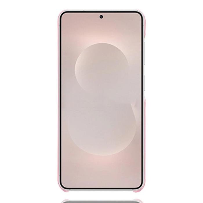 OEM - Samsung Galaxy S26 Edge Mobilskal PU Läder + Hård PC - Roséguld