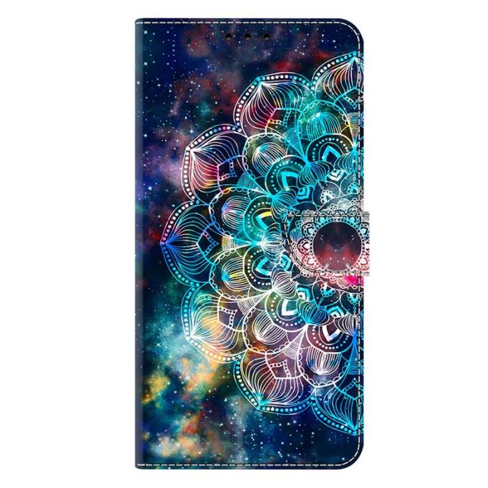 OEM - Samsung Galaxy S26 Fodral TPU + Konstläder Flip - Gyro Flower