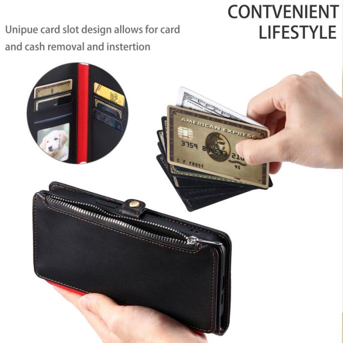 OEM - Samsung Galaxy S26 Fodral TPU + Konstläder - Svart