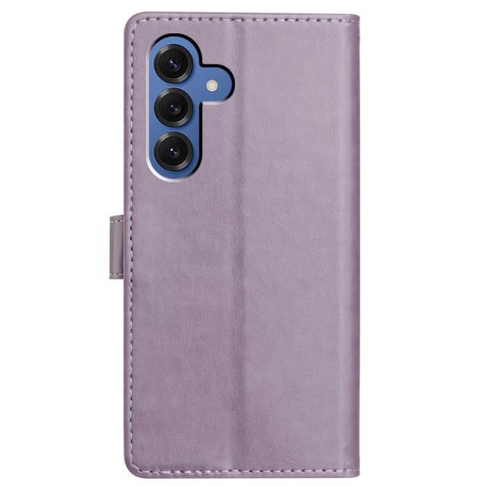 OEM - Samsung Galaxy S26 Plus Plånboksfodral Konstläder Ställfunktion - Lila