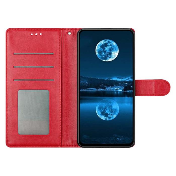 OEM - Samsung Galaxy S26 Plus Plånboksfodral Konstläder Ställfunktion - Rosa