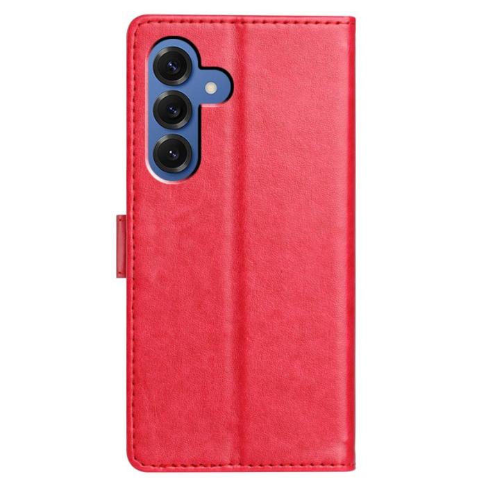 OEM - Samsung Galaxy S26 Plus Plånboksfodral Konstläder Ställfunktion - Rosa