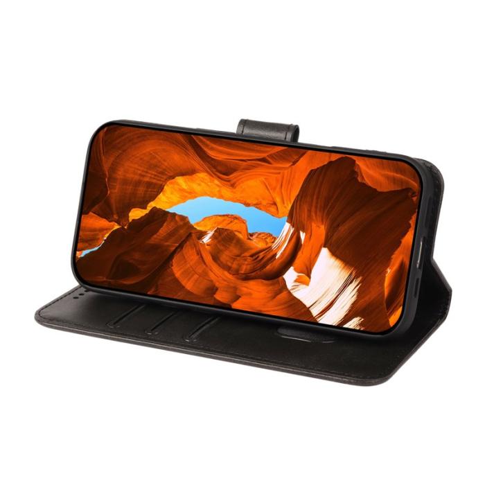 OEM - Samsung Galaxy S26 Plus Plånboksfodral Magnetisk Stängning Konstläder Svart