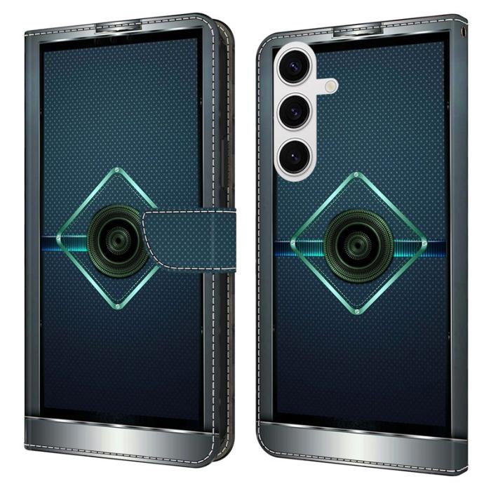 OEM - Samsung Galaxy S26 Plus Plånboksfodral Ställning Mönstertryck Konstläder