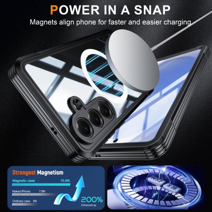 OEM - Samsung Galaxy S26 Plus Mobilskal Plast Magnetiskt Skydd - Svart