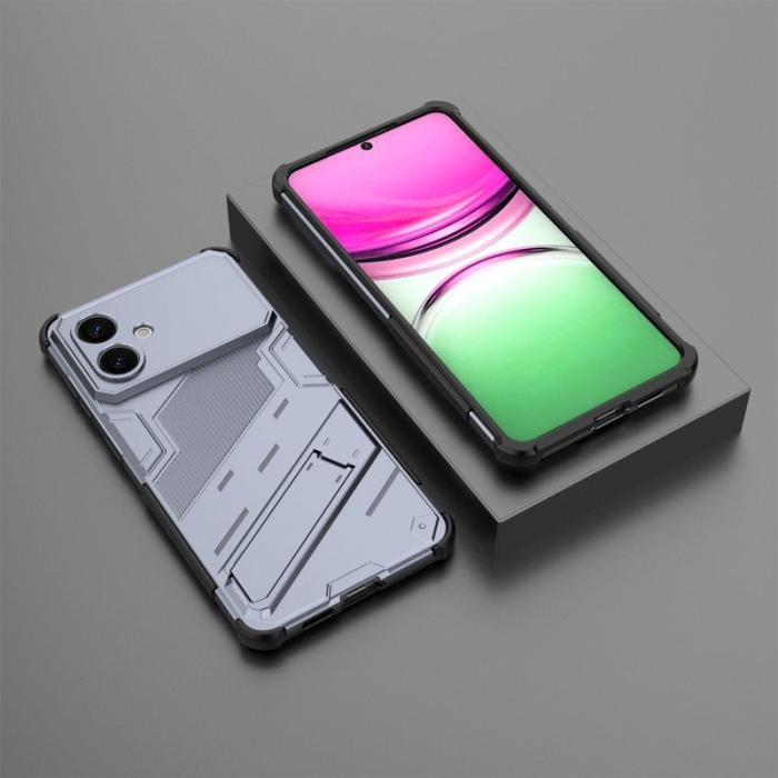 OEM - Samsung Galaxy S26 Plus Mobilskal Plast Stöttåligt Med Ställ - Grå