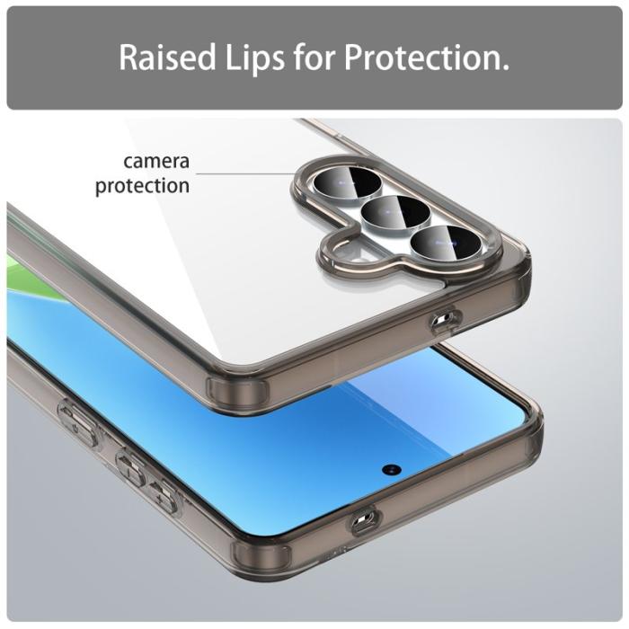 OEM - Samsung Galaxy S26 Plus Mobilskal TPU + Akryl Bakcover Anti-Gulning - Svart