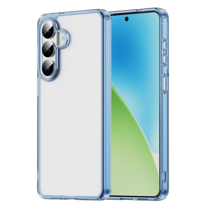 OEM - Samsung Galaxy S26 Plus Mobilskal TPU + Akryl Baksida Anti-Gulning - Blå