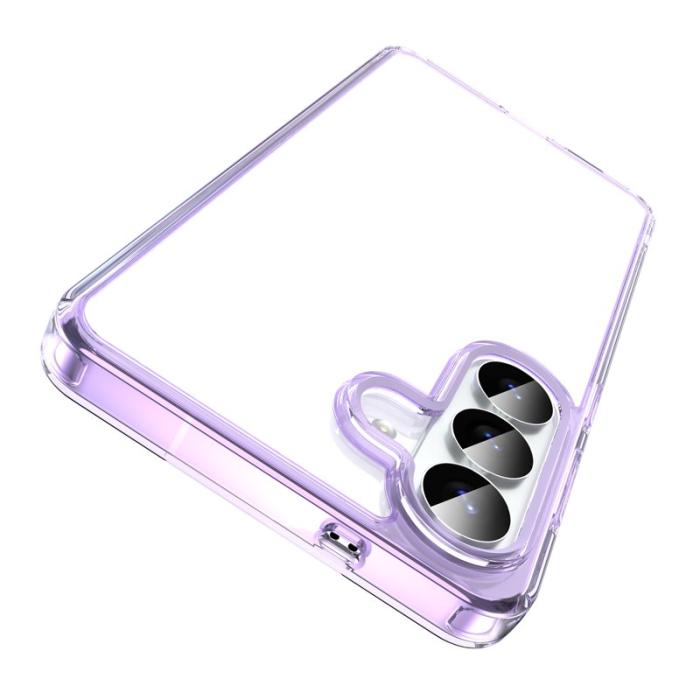 OEM - Samsung Galaxy S26 Plus Mobilskal TPU + Akryl Baksida Anti-Gulning - Lila