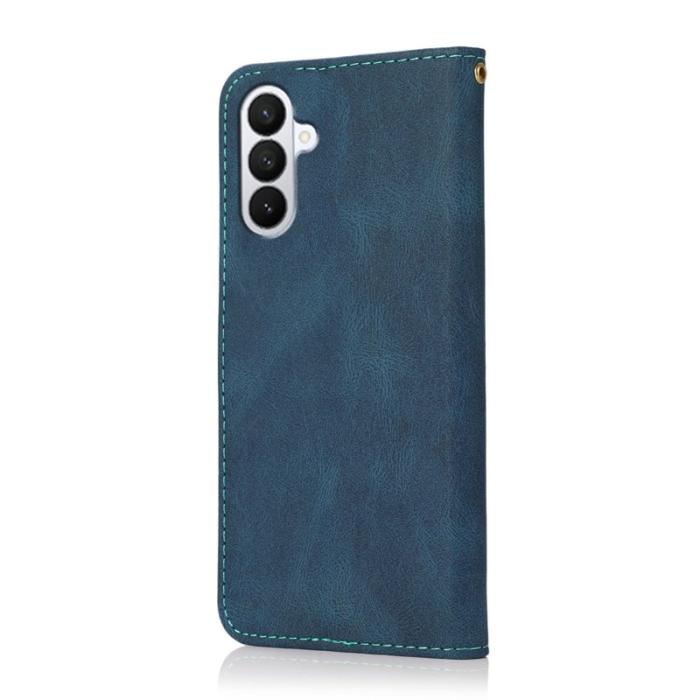 OEM - Samsung Galaxy S26 Pro Fodral Färgsplicing Läder Ställ - Blå / Grön