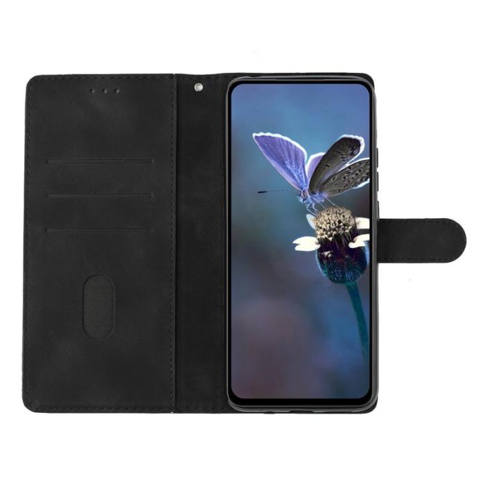 OEM - Samsung Galaxy S26 Pro Skal Butterfly Blommönster Konstläder - Svart