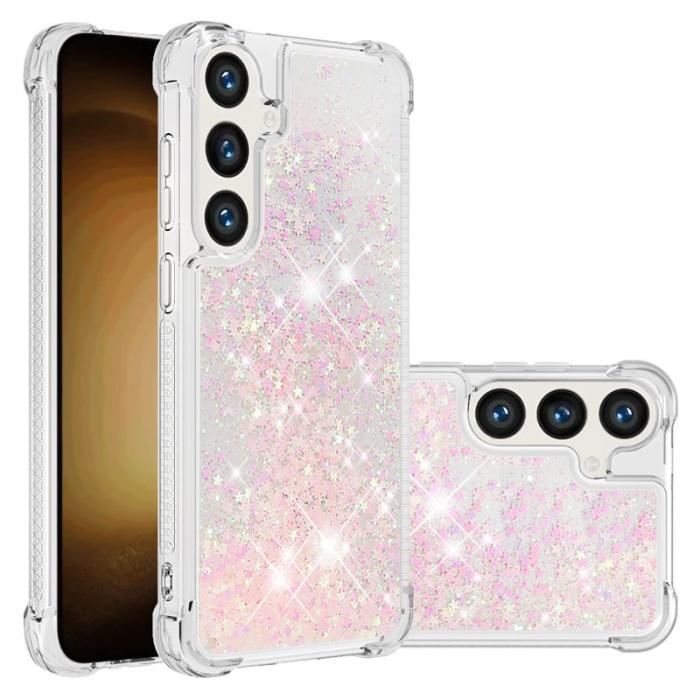 OEM - Samsung Galaxy S26 Pro Skal TPU Glittrande Stötabsorberande - Rosa