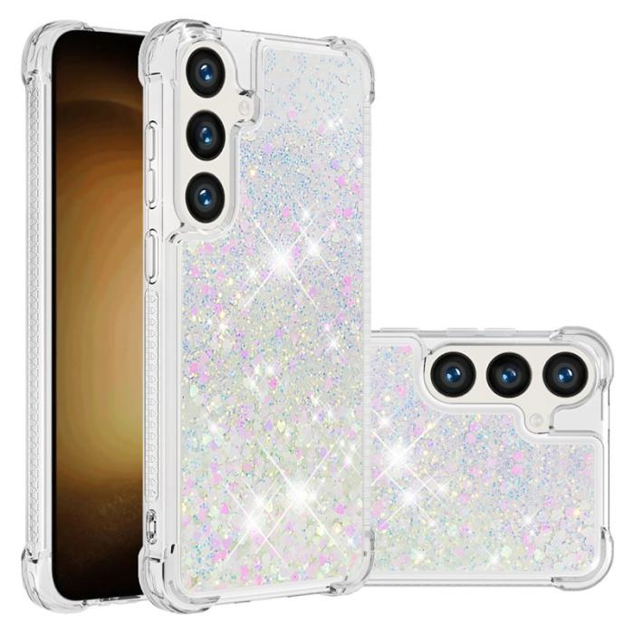 OEM - Samsung Galaxy S26 Pro Skal TPU Glittrande Stötsäker - Laser / Hjärtan