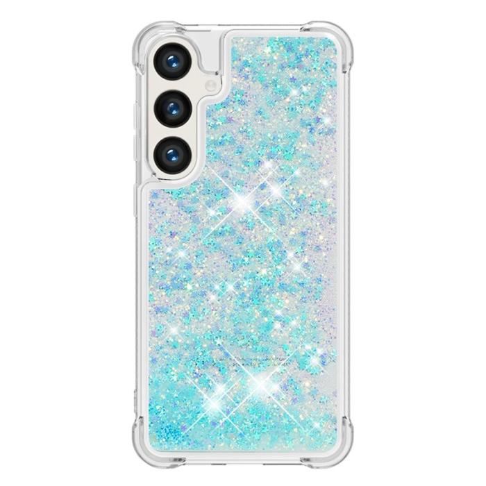 OEM - Samsung Galaxy S26 Pro Skal TPU Glittrande Stötskydd - Blå/Pentagram