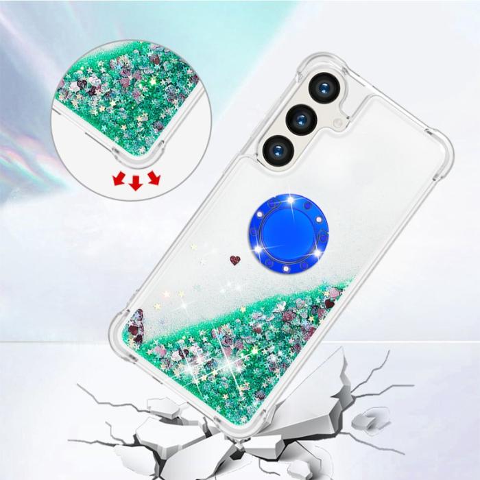 OEM - Samsung Galaxy S26 Pro Skal TPU Stöd Fodral - Grön / Hjärtor