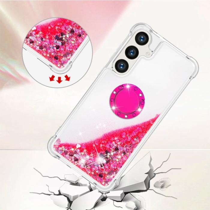 OEM - Samsung Galaxy S26 Pro Skal TPU Stöd Fodral - Rosa / Hjärtar