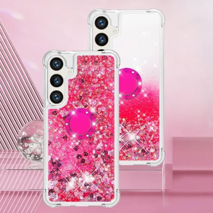 OEM - Samsung Galaxy S26 Pro Skal TPU Stöd Fodral - Rosa / Hjärtar