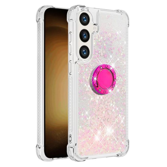 OEM - Samsung Galaxy S26 Pro Skal TPU Stöd Fodral - Rosa / Pentagram