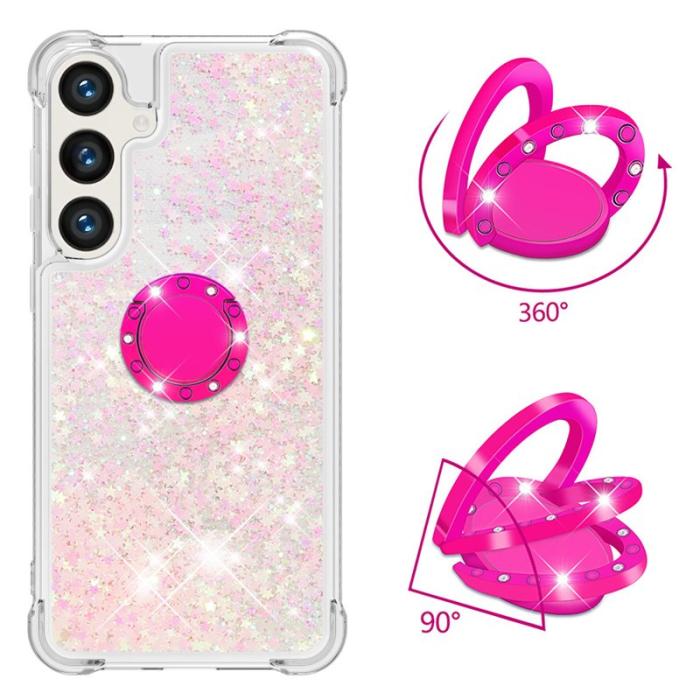 OEM - Samsung Galaxy S26 Pro Skal TPU Stöd Fodral - Rosa / Pentagram