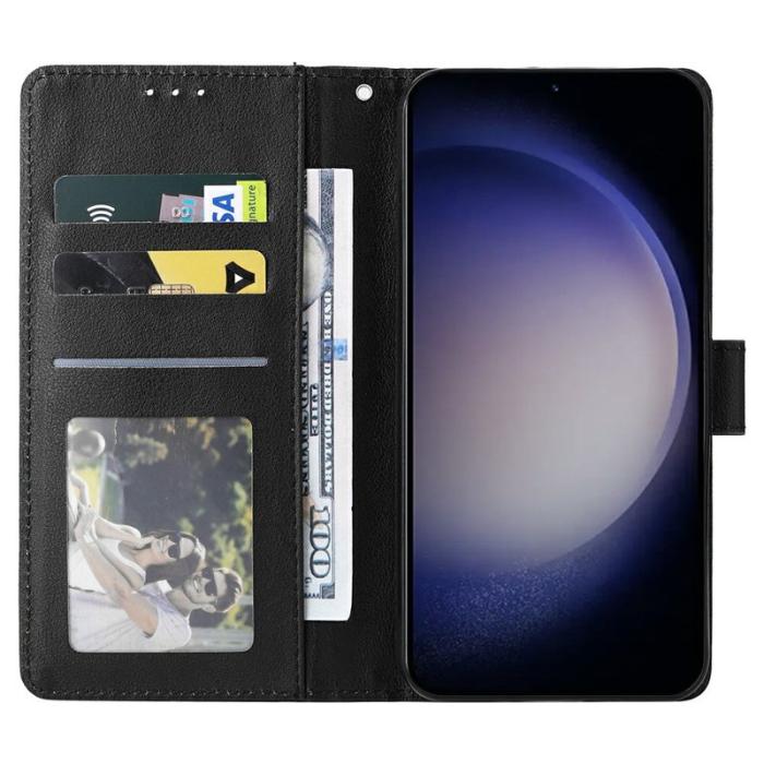 OEM - Samsung Galaxy S26 / S26 Pro Fodral Ställ PU Läder - Svart