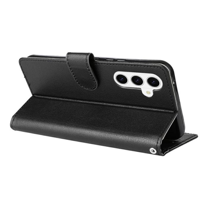 OEM - Samsung Galaxy S26 / S26 Pro Fodral Ställ PU Läder - Svart