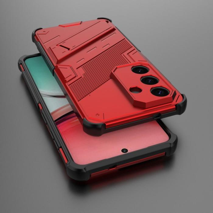 OEM - Samsung Galaxy S26/S26 Pro Skal PC + TPU Stöttåligt Fodral - Röd