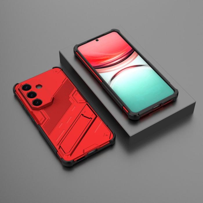 OEM - Samsung Galaxy S26/S26 Pro Skal PC + TPU Stöttåligt Fodral - Röd