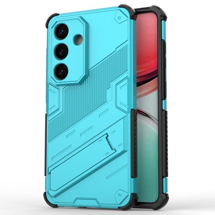 OEM - Samsung Galaxy S26/S26 Pro Skal Plast Stöttålig Med Ställ - Baby Blue