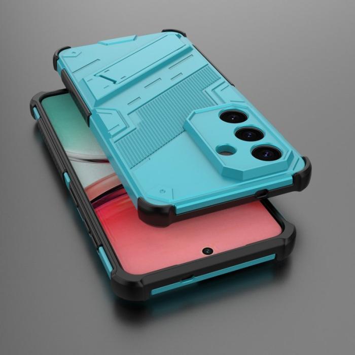 OEM - Samsung Galaxy S26/S26 Pro Skal Plast Stöttålig Med Ställ - Baby Blue