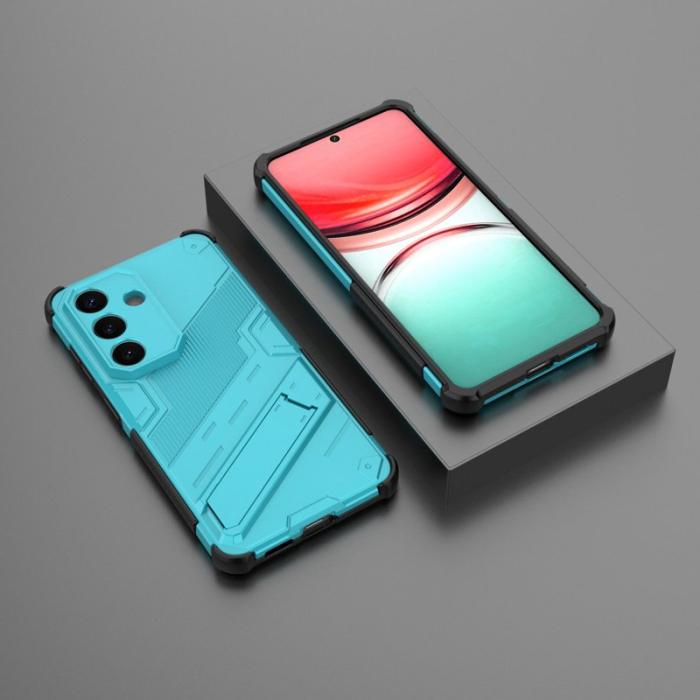 OEM - Samsung Galaxy S26/S26 Pro Skal Plast Stöttålig Med Ställ - Baby Blue