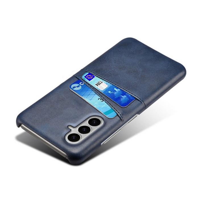 OEM - Samsung Galaxy S26 / S26 Pro Skal PU Läder + Hård PC - Blå