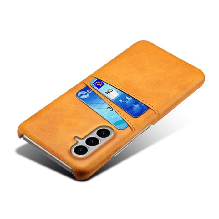 OEM - Samsung Galaxy S26 / S26 Pro Skal PU Läder + Hård PC - Orange