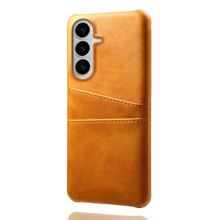 OEM - Samsung Galaxy S26 / S26 Pro Skal PU Läder + Hård PC - Orange