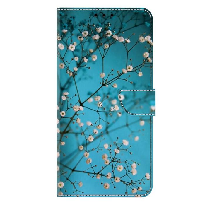 OEM - Samsung Galaxy S26/S26 Pro Skal TPU + Konstläder Blommönster - Blommor