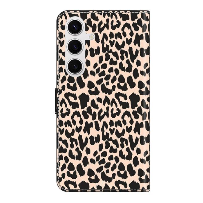 OEM - Samsung Galaxy S26/S26 Pro Skal TPU + Konstläder - Leopardmönster