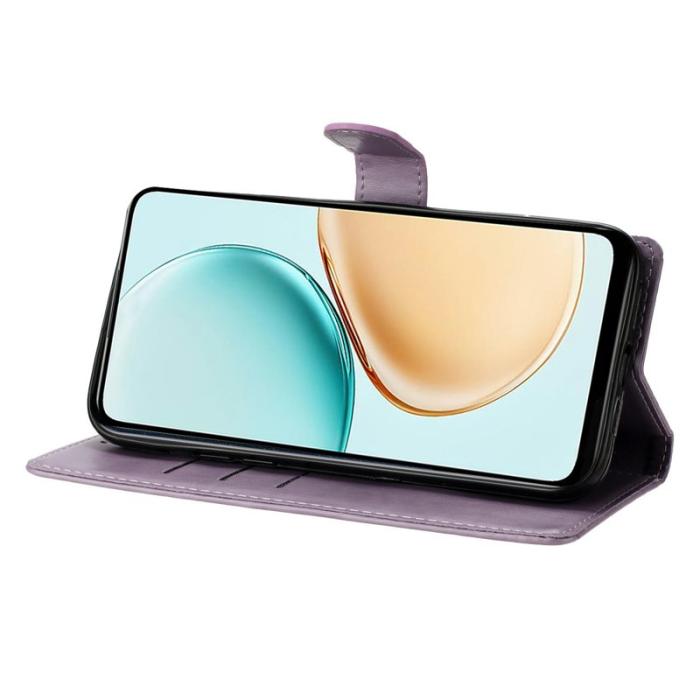 OEM - Samsung Galaxy S26 Ultra Fodral Äkta Läder Flip Cover - Lila