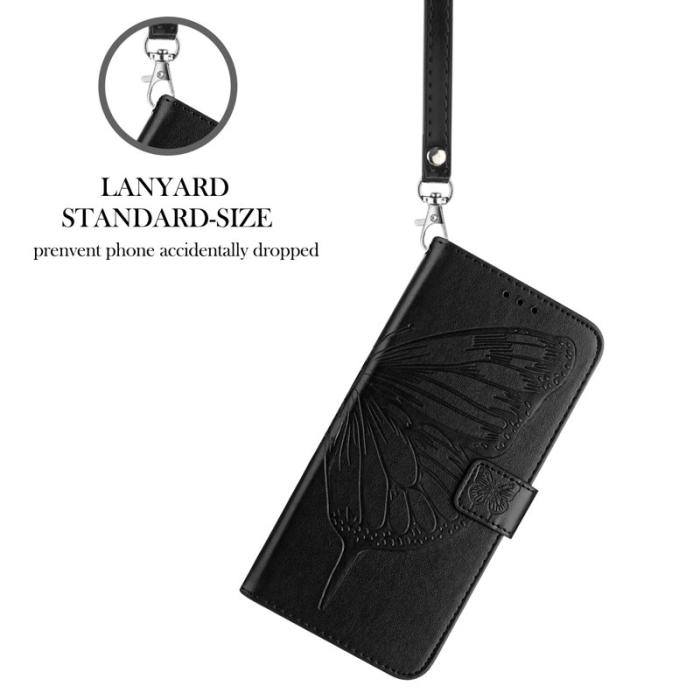 OEM - Samsung Galaxy S26 Ultra Fodral Äkta Läder Med Handledsrem - Svart