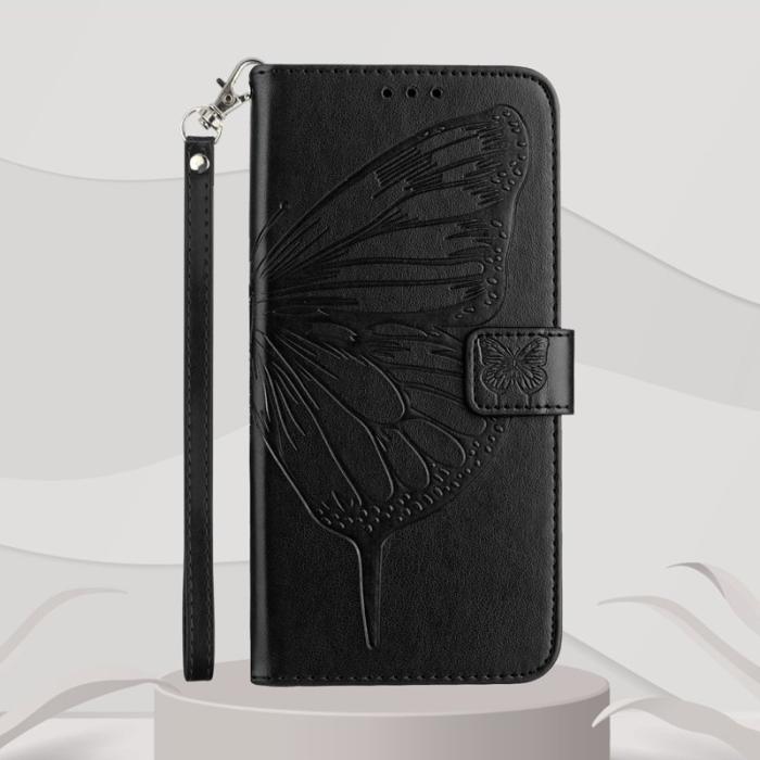 OEM - Samsung Galaxy S26 Ultra Fodral Äkta Läder Med Handledsrem - Svart