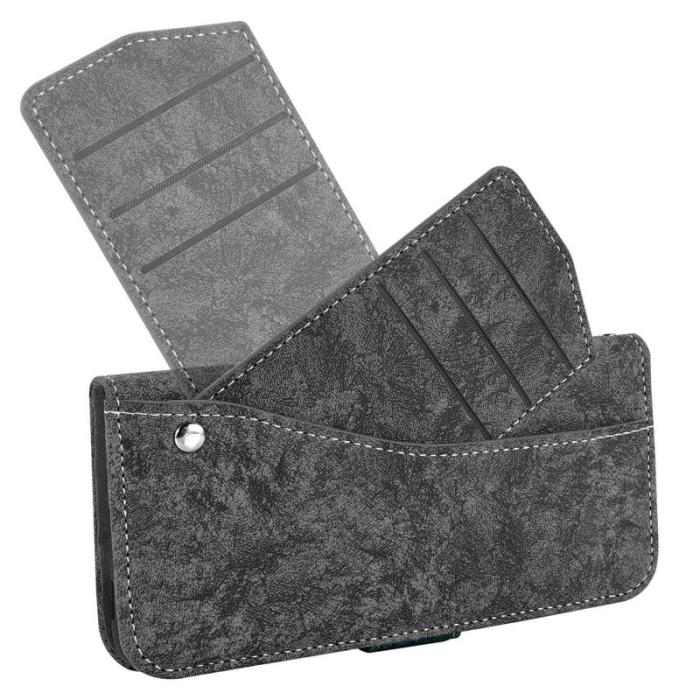 OEM - Samsung Galaxy S26 Ultra Plånboksfodral Konstläder Vattenfärg - Svart