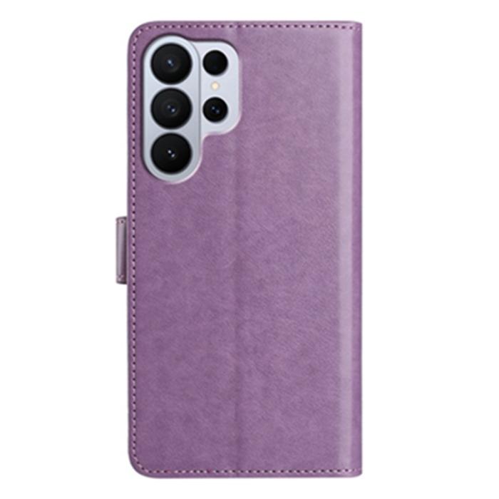 OEM - Samsung Galaxy S26 Ultra Fodral PU Läder Folio Flip - Lila