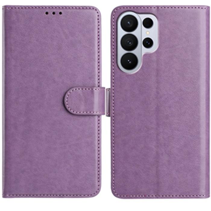 OEM - Samsung Galaxy S26 Ultra Fodral PU Läder Folio Flip - Lila